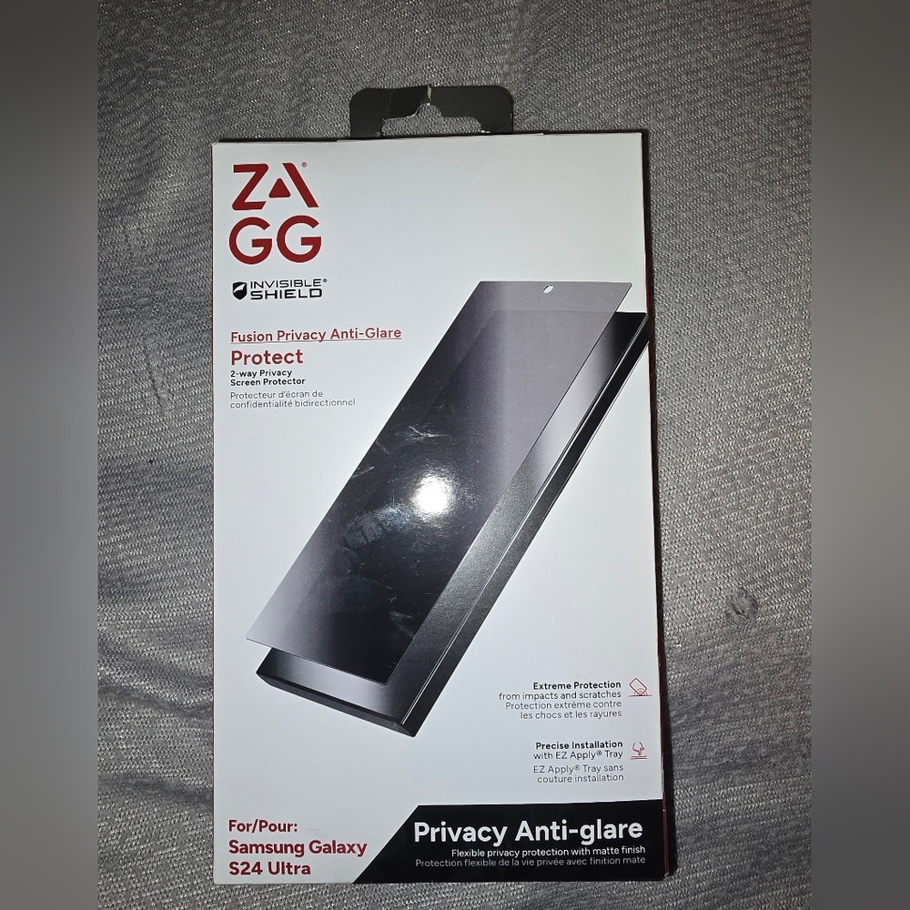 Zagg Invisible Shield Galaxy S24 Ultra Privacy Screen Protector